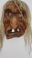 Holzmaske mit Haaren guter Zustand