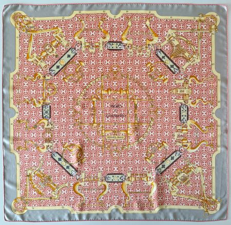 Superbe foulard HERMES-Paris "Mors et Gourmettes Remix“2014