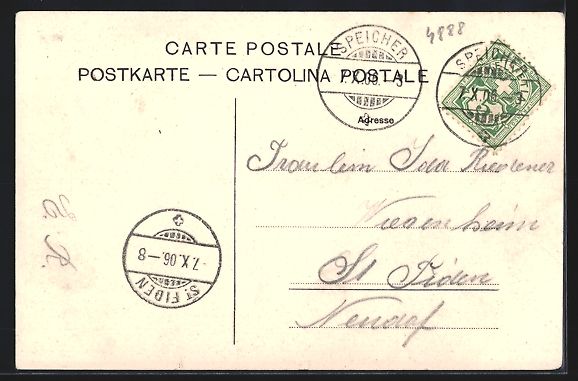 Cartes postales: AK Speicher, Totalansicht, 1906 – D'occasion à Berlin par bartko-reher 1