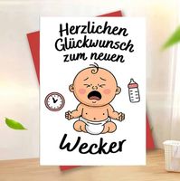 Neue Baby Karte, Glückwunsch zur Geburt