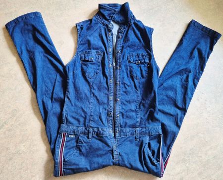 NILE OVERALL JUMPSUIT JEANS M 38 , TOP ZU JACKE BLAZER