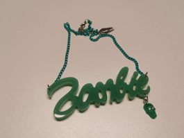Halskette Kreepsville 666 Zombie grün *NEU*