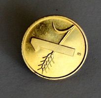 1 Rappen Pin