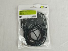 GOOBAY Audio Adapterkabel 3,5 mm auf 2x RCA Cinch