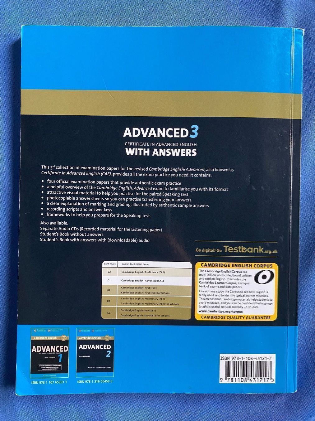 Bücher: Advanced 3 Buch (CAE) – Gebraucht aus Altendorf von Ga04 1