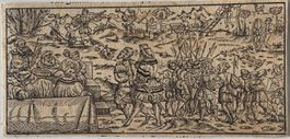 Orig. Holzschnitt, Schlacht, Stumpf - Chronik,1548, RAR!!!