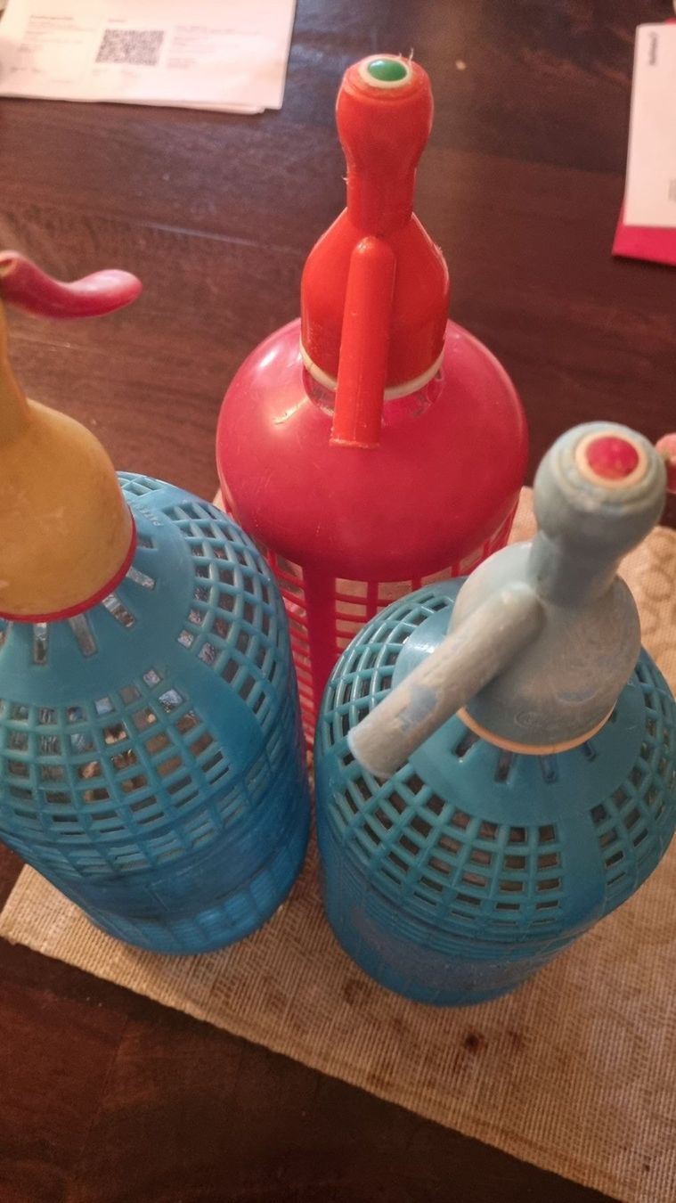 Flaschen: 3er Sodaflaschen  Siphon Flasche – Gebraucht aus Basel von Jcva 5