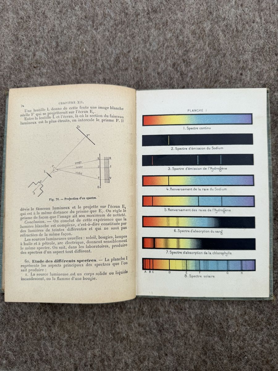 Livres: Cours élémentaire de Physique Lemoine Vincent 1924 – D'occasion à Fribourg par Ardoffel 7
