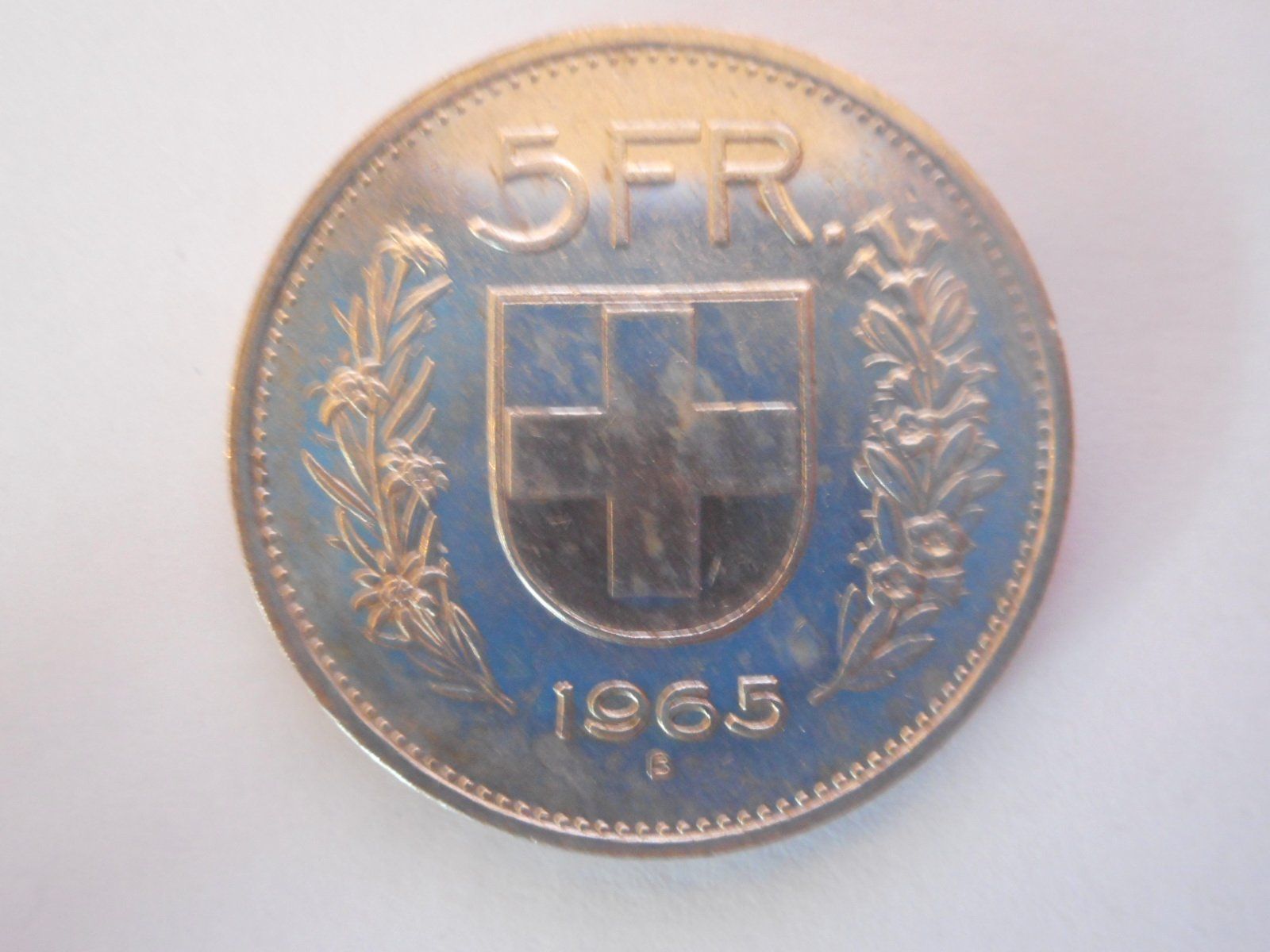 Alle Münzen: 5 Fr. 1965  silber – Gebraucht aus Kriegstetten von pizlad2010