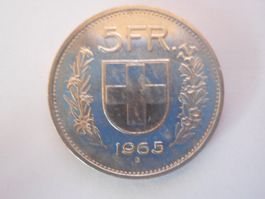 5 Fr. 1965  silber