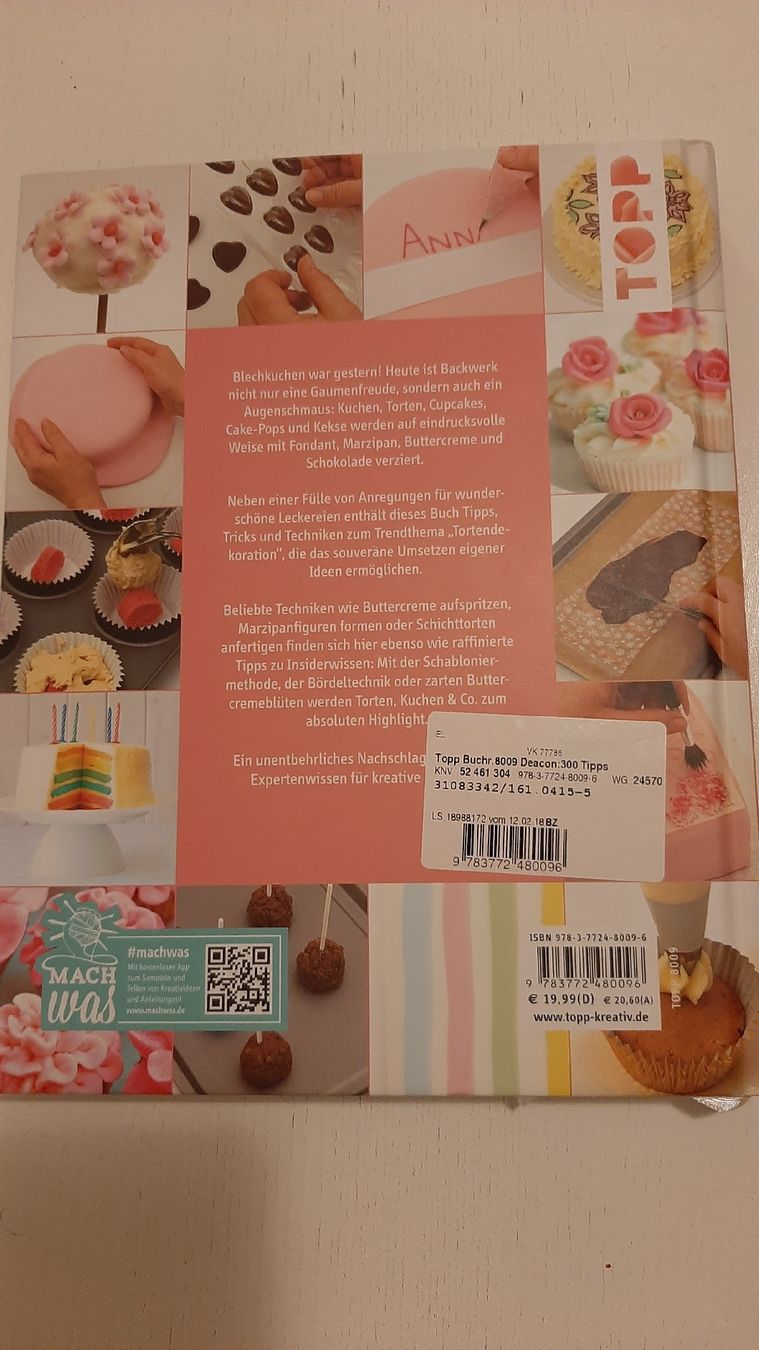 Bücher: Buch Tortendekorationen – Gebraucht aus Lenzburg von Meli0305 1