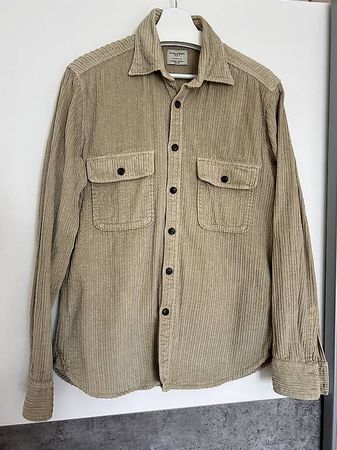 Overshirt Tintora Mattei 954 beige Made in Italy Grösse 40