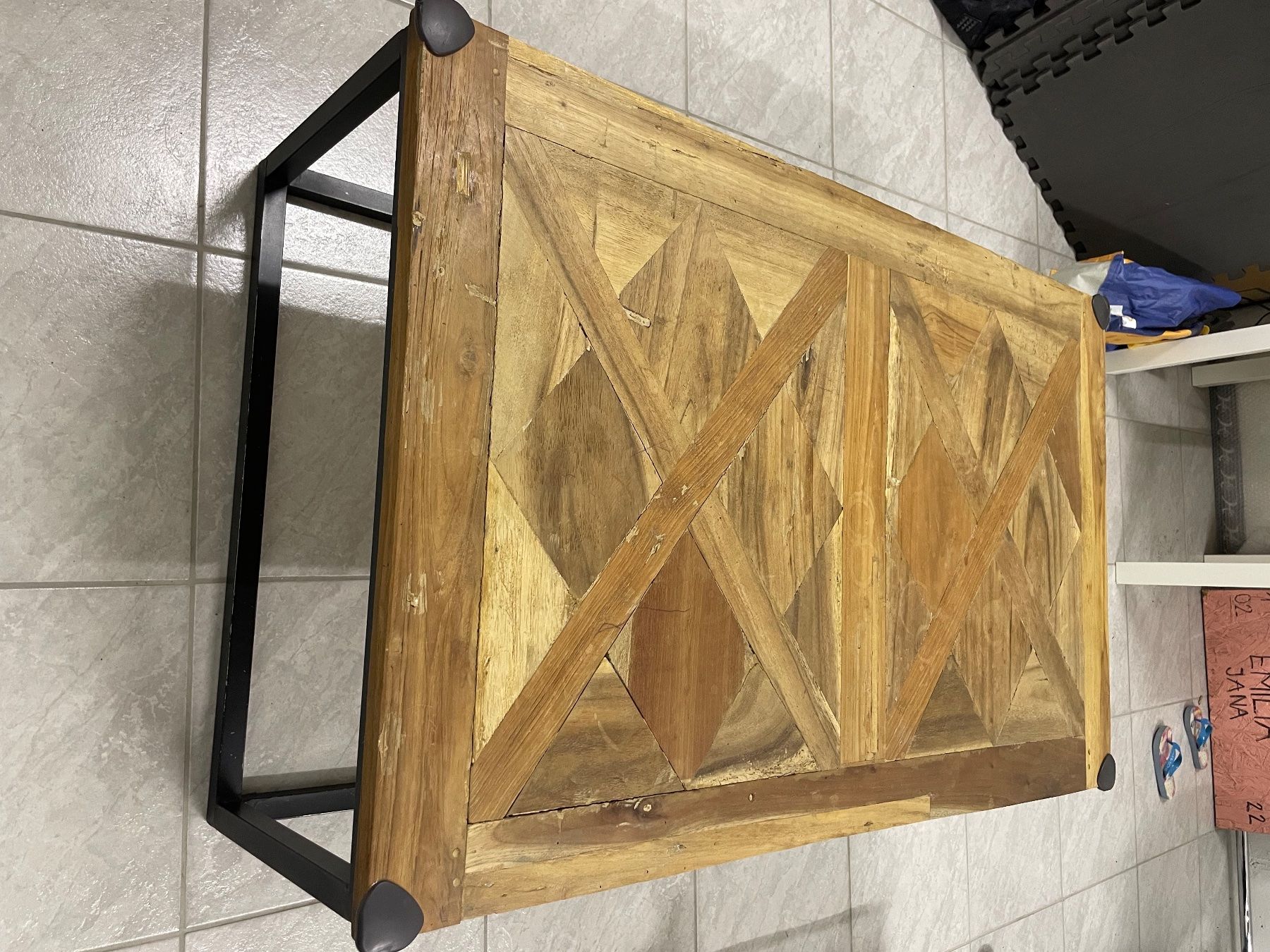 Tavoli: Wohnzimmer Tisch - Holz - Vintage – Usato da Mellingen venduto da Splendor01