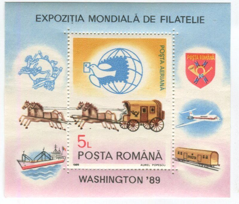 Tous les timbres: Block "Kutsche". Rumänien. – Neuf avec emballage d'origine à Basel par Butsch5