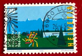 CH Briefmarken mit Stempelt   