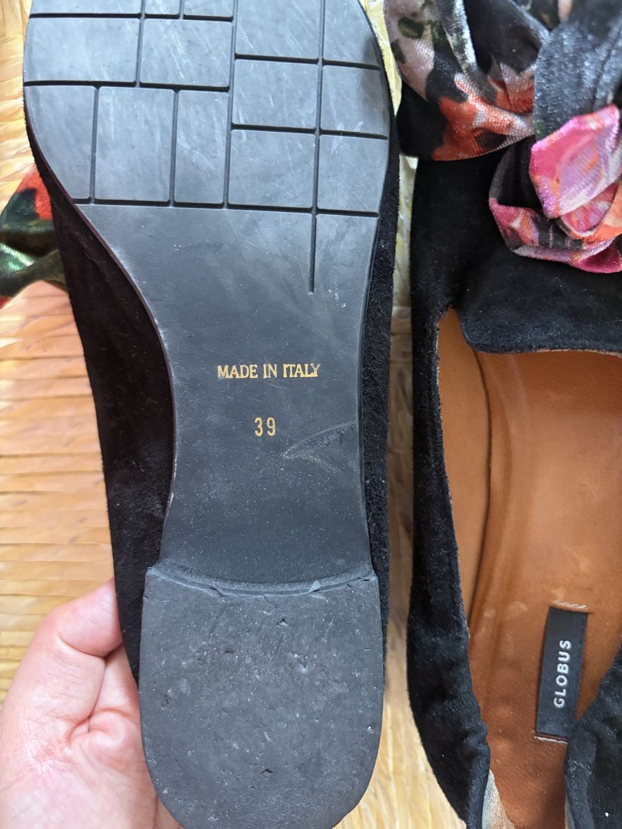 Globus Scarpe da donna: Schwarze Globus Ballerinas mit Schleife – Usato da Maienfeld venduto da saoma123 2