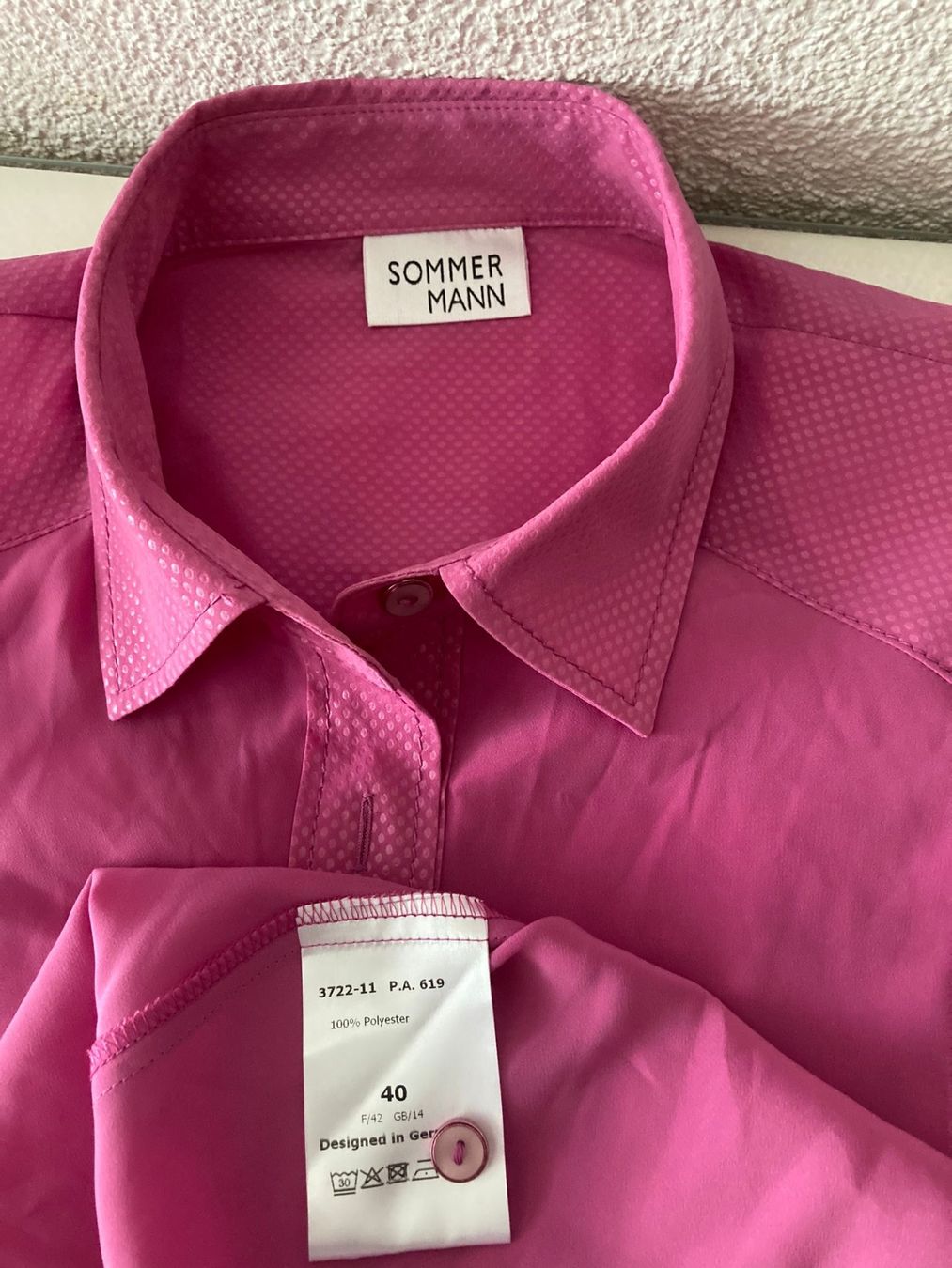 Blusen: Sommermann, Damenbluse, langarm, Grösse 40, rosa – Neu (gemäss Beschreibung) aus Rotkreuz von RoseAss 1
