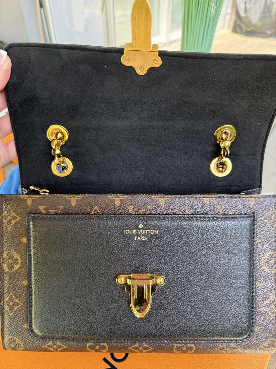 Louis Vuitton Taschen für Damen: Louis Vuitton Victoire Monogram Noir Schultertasche – Gebraucht aus Muttenz von jus_nkk2 4