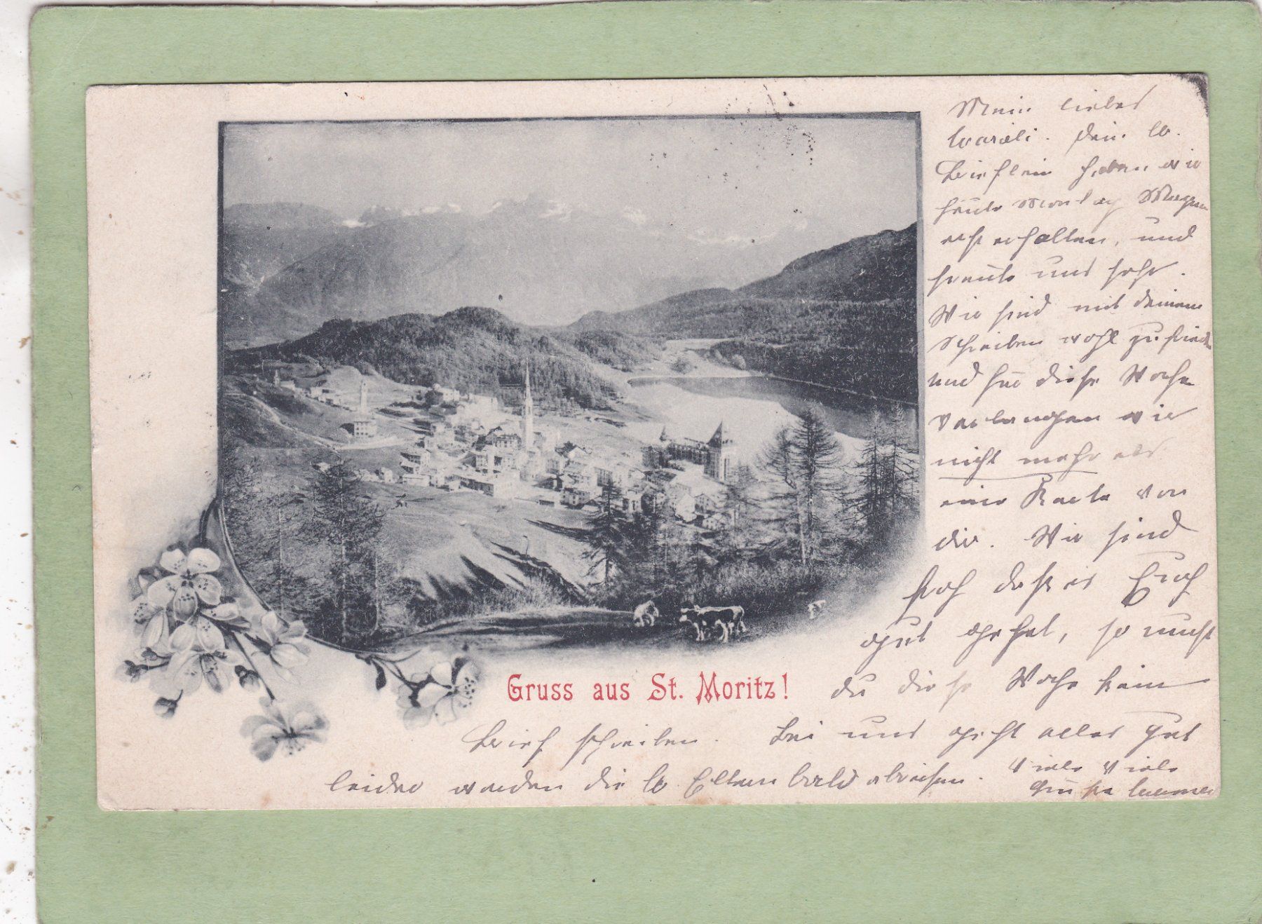 Cartoline postali: St. Moritz 1900 – Usato da Herisau venduto da Lisegrat2008