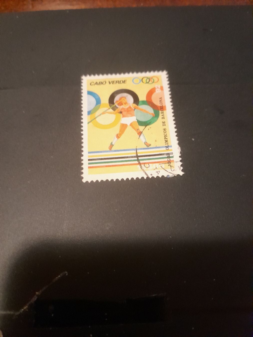Tous les timbres: Timbre rare - JO de Barcelone 1992 - Cap Vert! – D'occasion à Marly par globetrotter1723