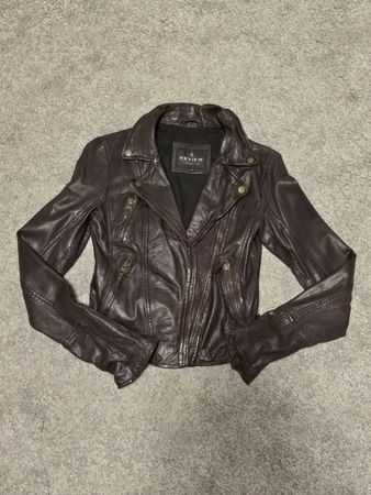 Neuwerige Review Lederjacke XS Top Zustand  Versand Möglich