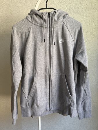 Gilet à capuche gris Nike, t.M/38