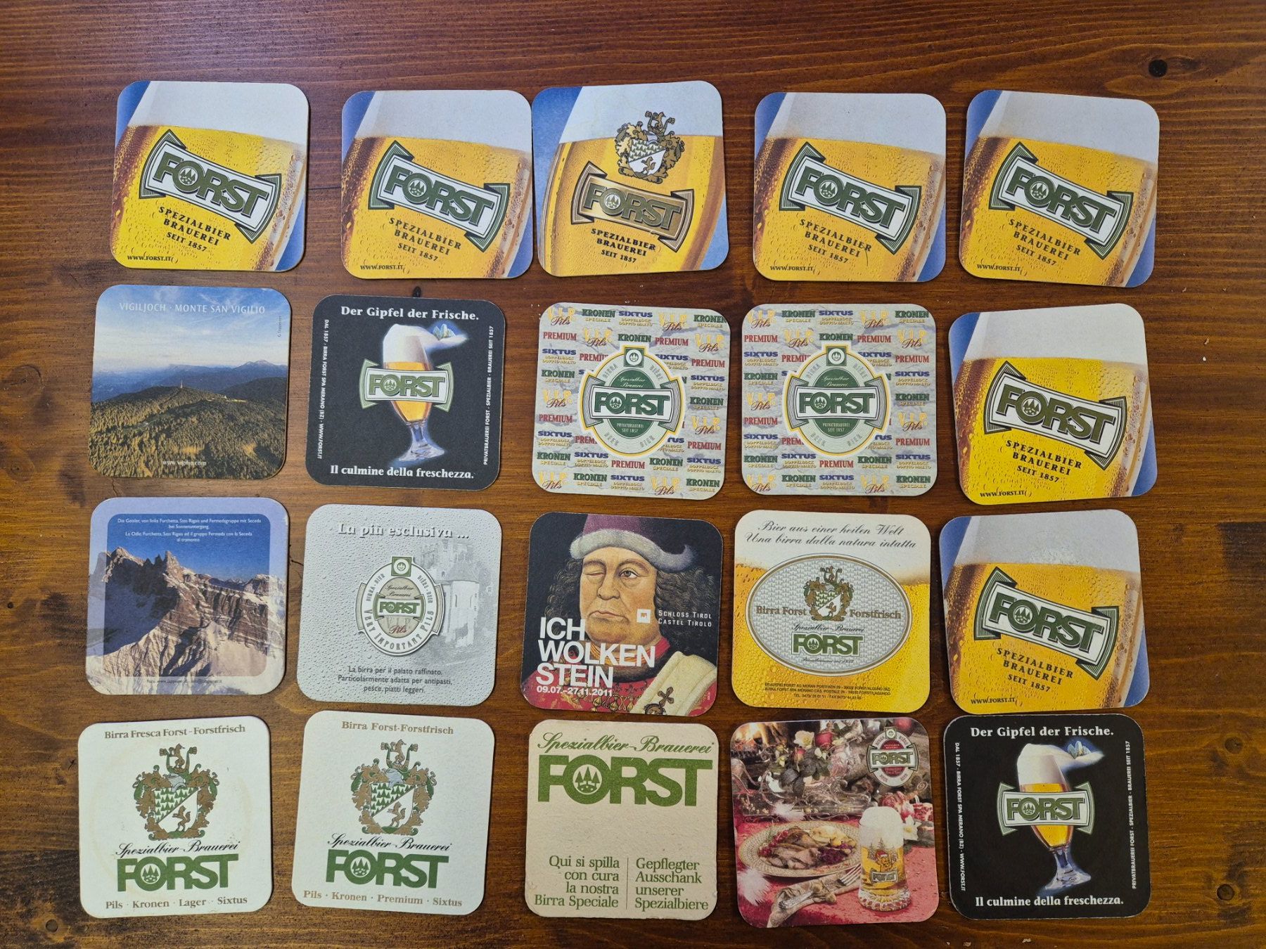 Sottobicchieri: Bierdeckel Brauerei Forst Italien – Usato da St.Gallen venduto da Stocken64 1