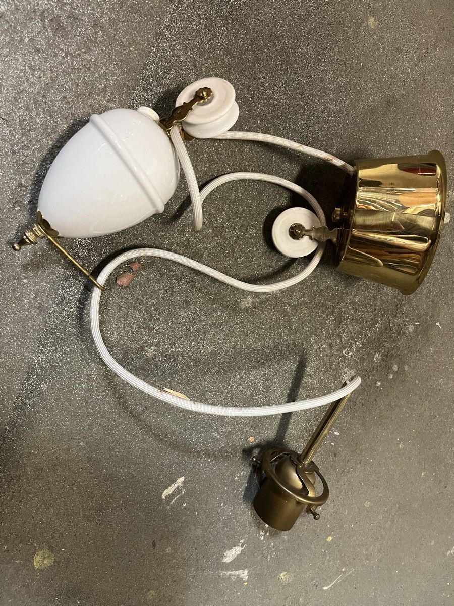 Lampadari & plafoniere: Hängezuglampe Opalglas  – Usato da Bern venduto da fotolog111 1