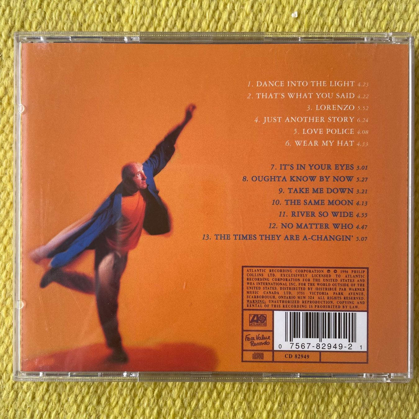 CD: PHIL COLLINS GENESIS-DANCE INTO THE LIGHT – Usato da Rorschacherberg venduto da CD-Roli 1