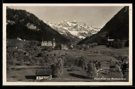 AK Flüeli-Ranft, Talblick mit Melchtalerberge