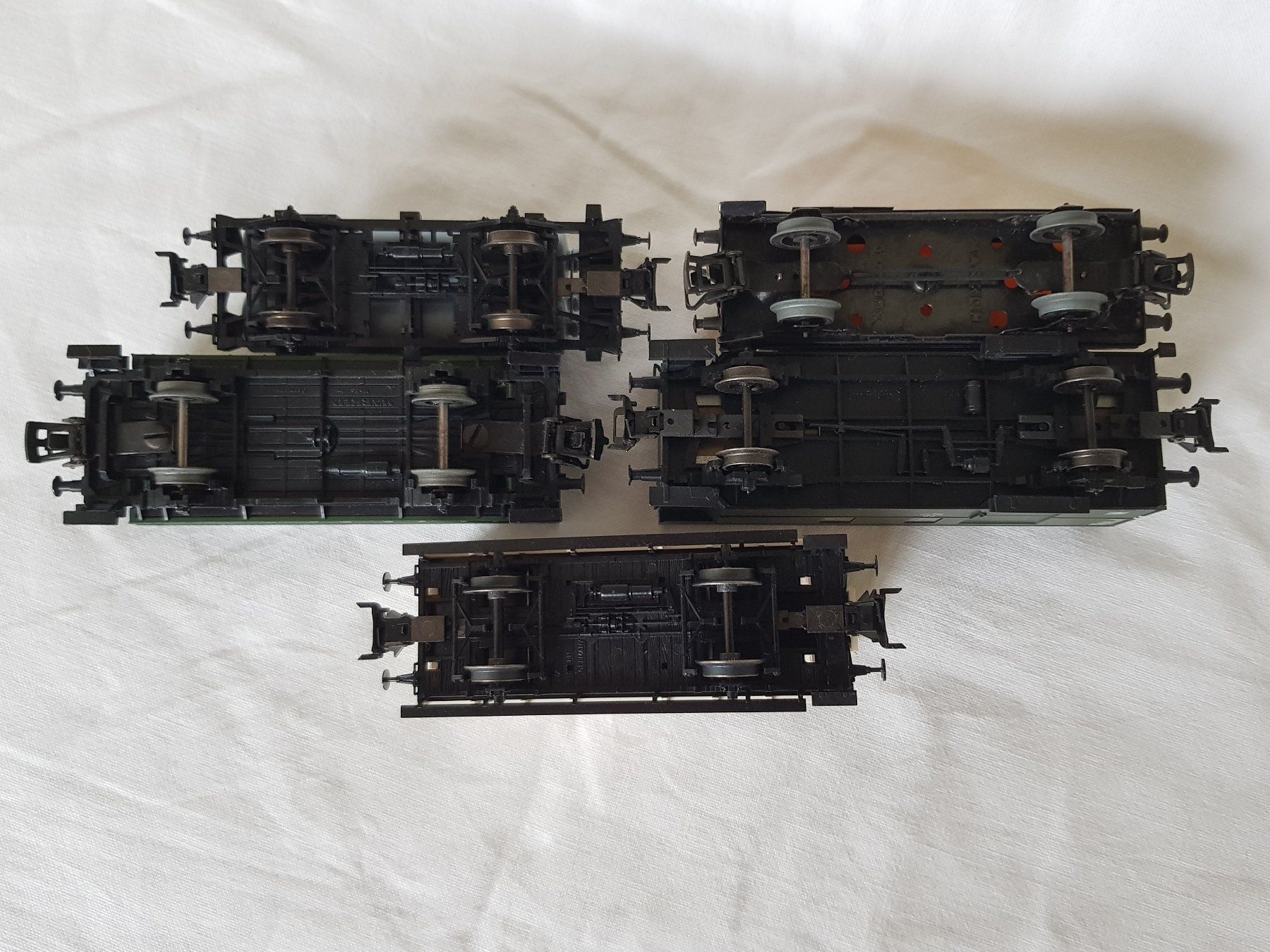 Märklin Modellini di ferrovie: Märklin: 5 teiliger Güterzug – Usato da Luzern venduto da inca55 4
