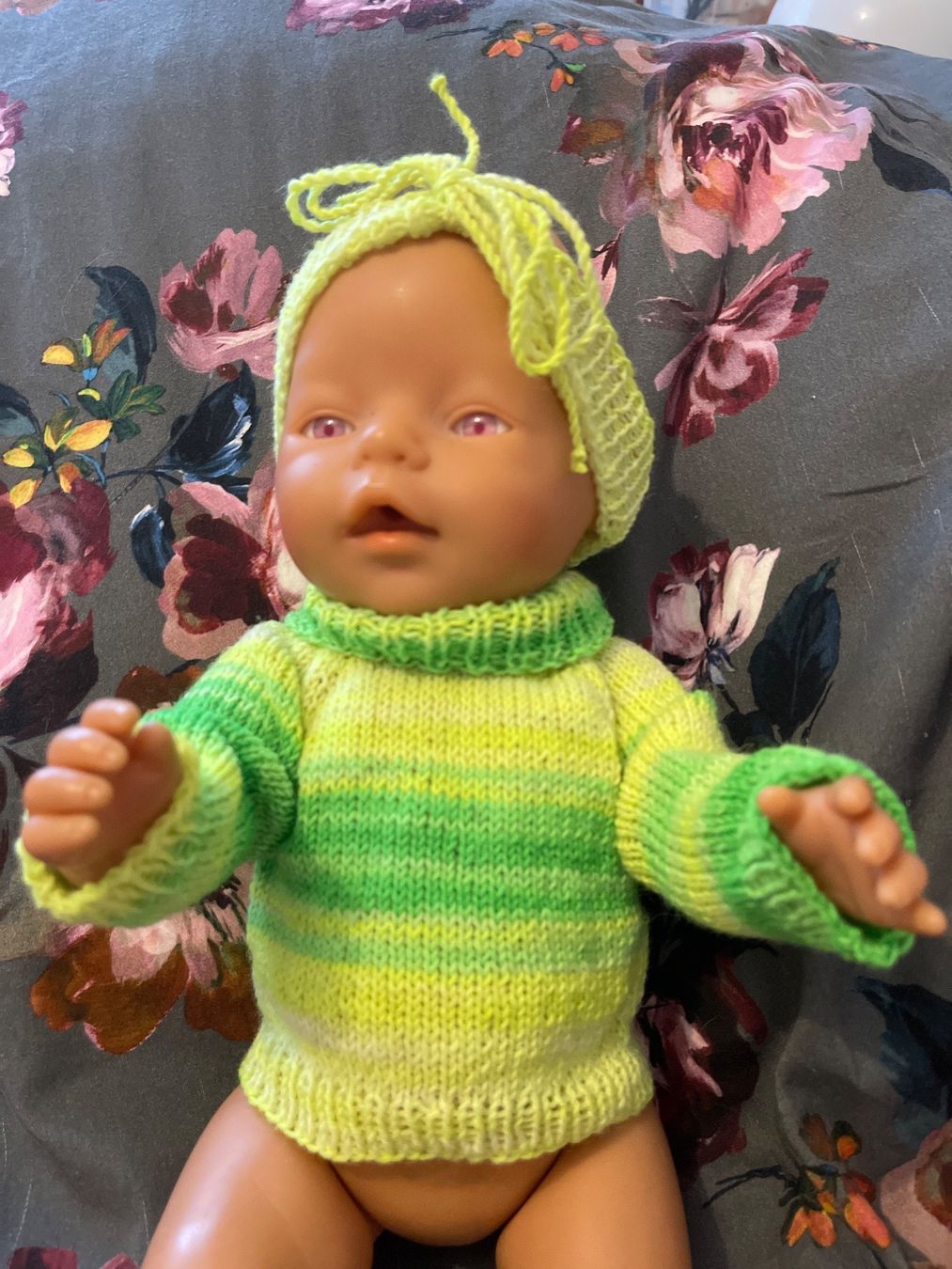 Bambole: Neon Pulli mit Stirnband für Puppe 43cm – Nuovo (secondo la descrizione) da Niederwangen BE venduto da Diva_74