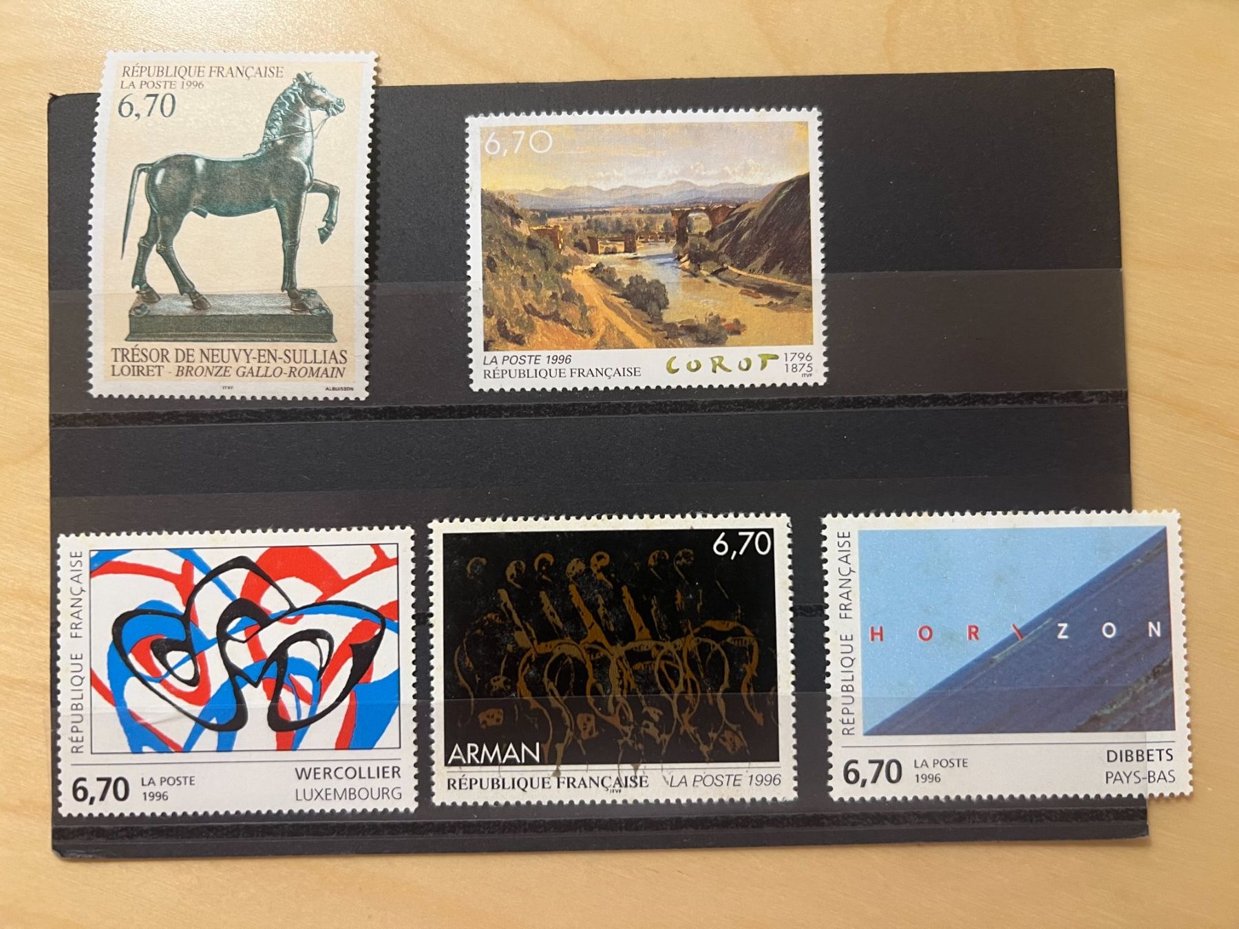 Tutti i francobolli: 5 Tableaux Musée Imaginaire Neufs 1996** – Nuovo e nell'imballaggio originale da Lausanne venduto da ffhoud