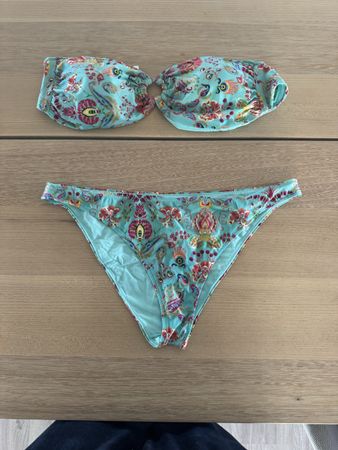 Etro Bikini, hellblau gemustert