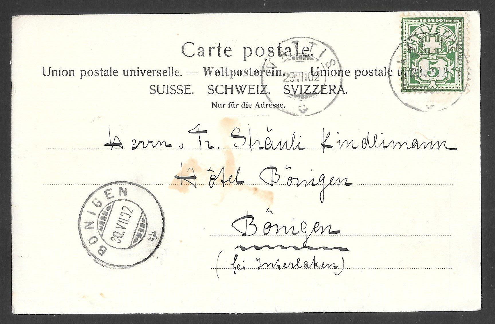 Cartoline postali: Vättis Generalansicht – Usato da Olten venduto da clotaldi 1