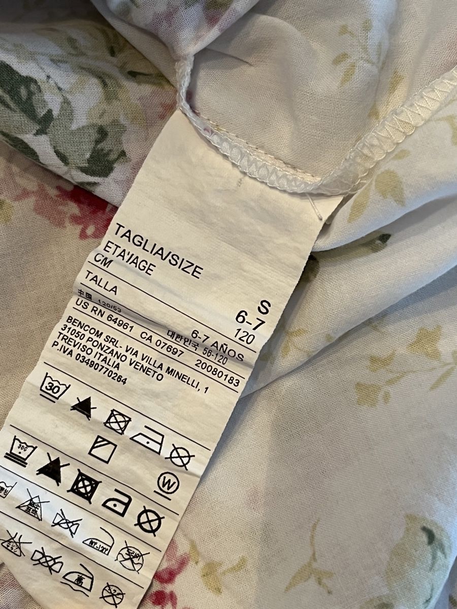 Benetton Camicette, T-shirt & Top: Benetton Bluse Mädchen 120 cm – Usato da Zürich venduto da asocaciu 5