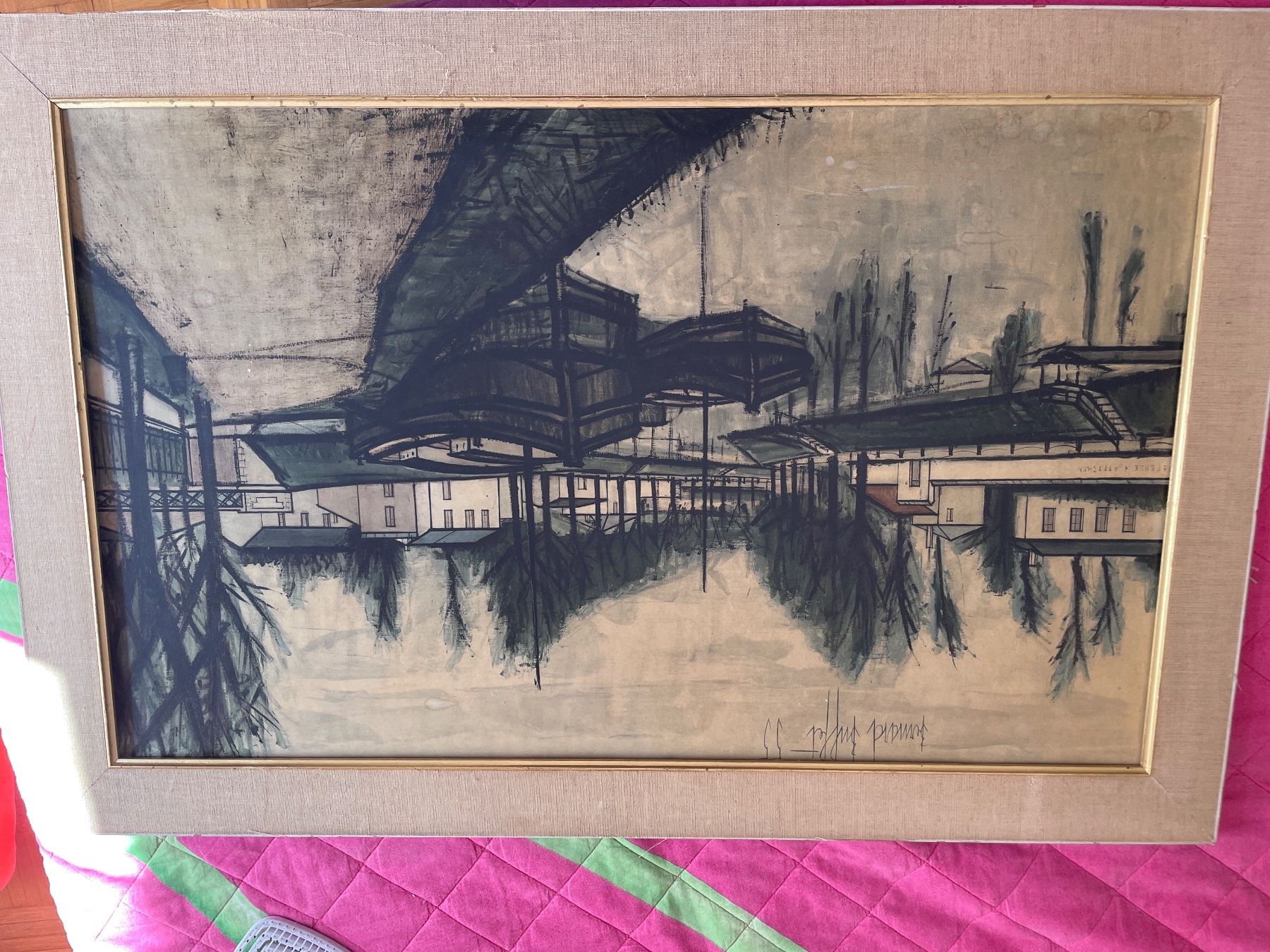 Poster & Bilder: Canale con barche ormeggiate – Gebraucht aus Chiasso von giu_q2fh