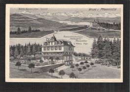 #Gruss vom Pfannenstiel,Restaurant Hochwacht , gel. 1915