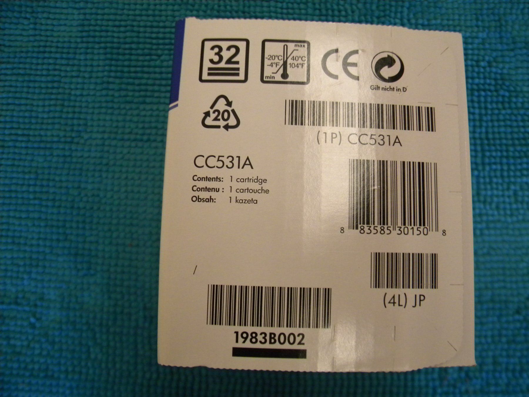 Hewlett Packard Cartucce per stampanti & toner: CC531A 304A – Nuovo e nell'imballaggio originale da Bühler venduto da Wini100 2