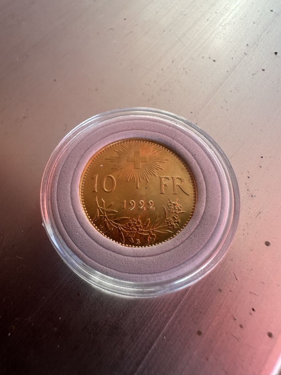 Tutti le monete: Schweizer Goldmünze 10 Franken  – Usato da Glis venduto da bfe_ghf5 1