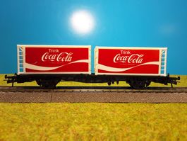 Roco 4320 __ Coca Cola __ Containerwagen __ in OVP _ Spur H0