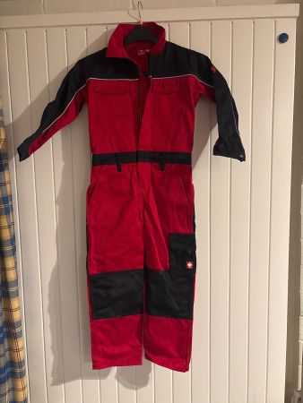 Arbeitsanzug Engelbert Strauss Rot Schwarz Grösse 122/128
