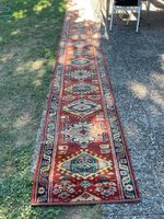 Alter Orientteppich Läufer 664×70 cm Wolle –