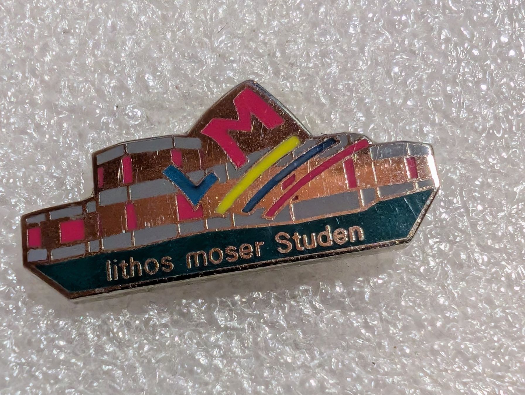 Placchette & Badge: Ansteckpin 296: Lithos Moser Studen – Usato da Oppligen venduto da Pin-Fall-Shop