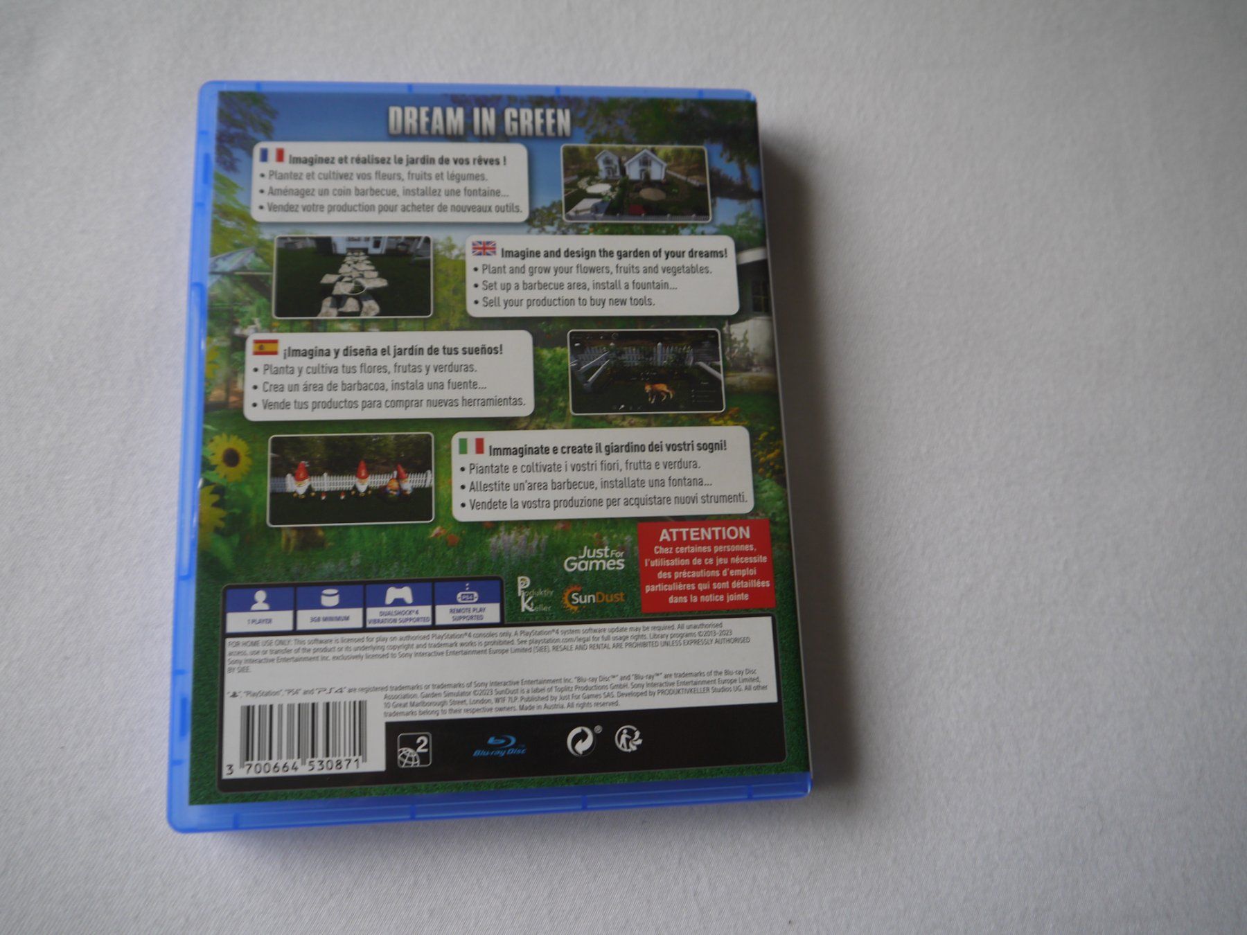 Sony Giochi: GARDEN SIMULATOR PS4 – Usato da Hagendorn venduto da Blaf 1