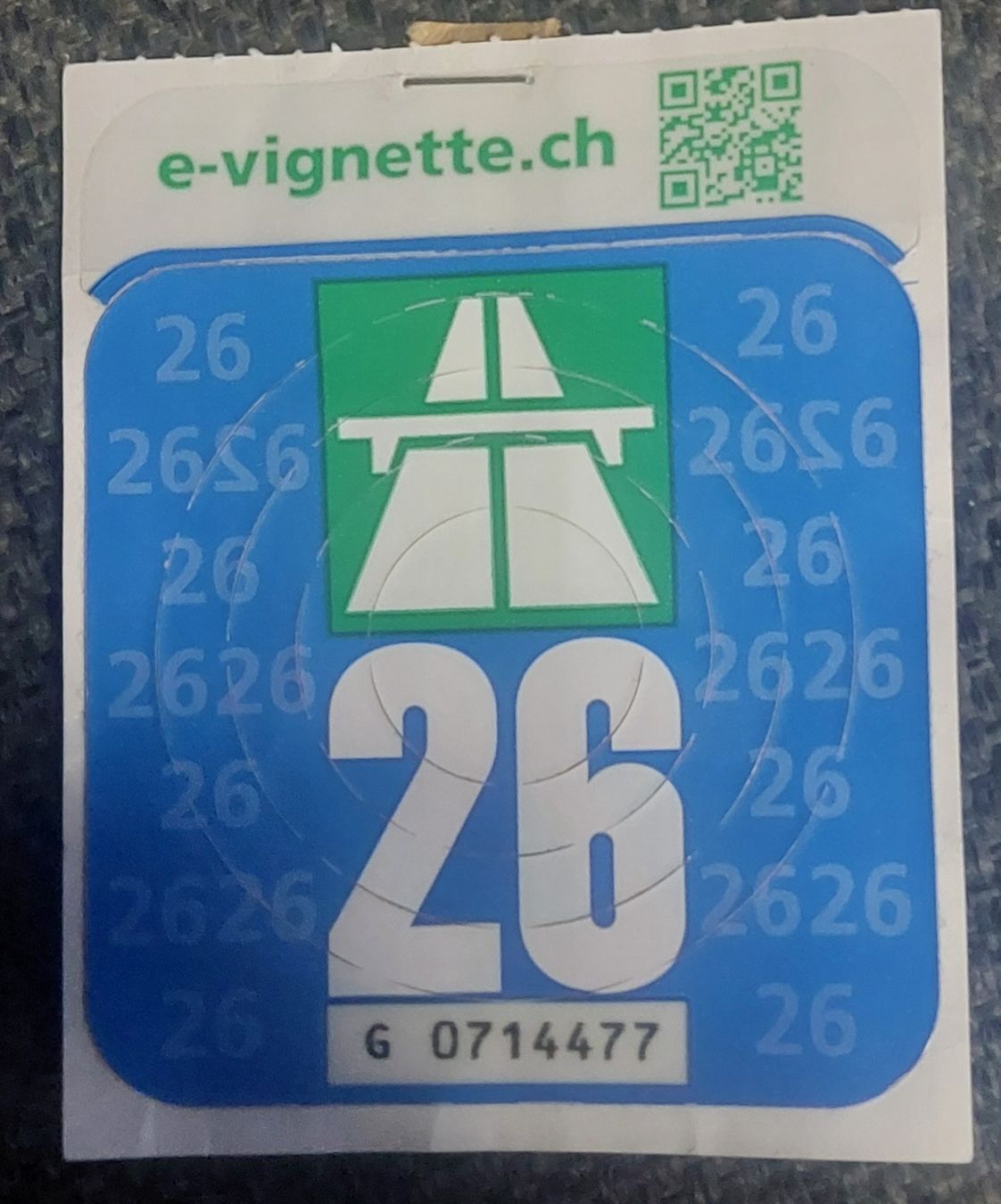 Vignette autostradali: Autobahnvignette 26 e-vignette – Nuovo (secondo la descrizione) da Kyburg-Buchegg venduto da Rolf1velo