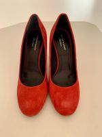 NEUE Roberto Santi Selection Pumps, Gr. 39, Rot, Wildleder