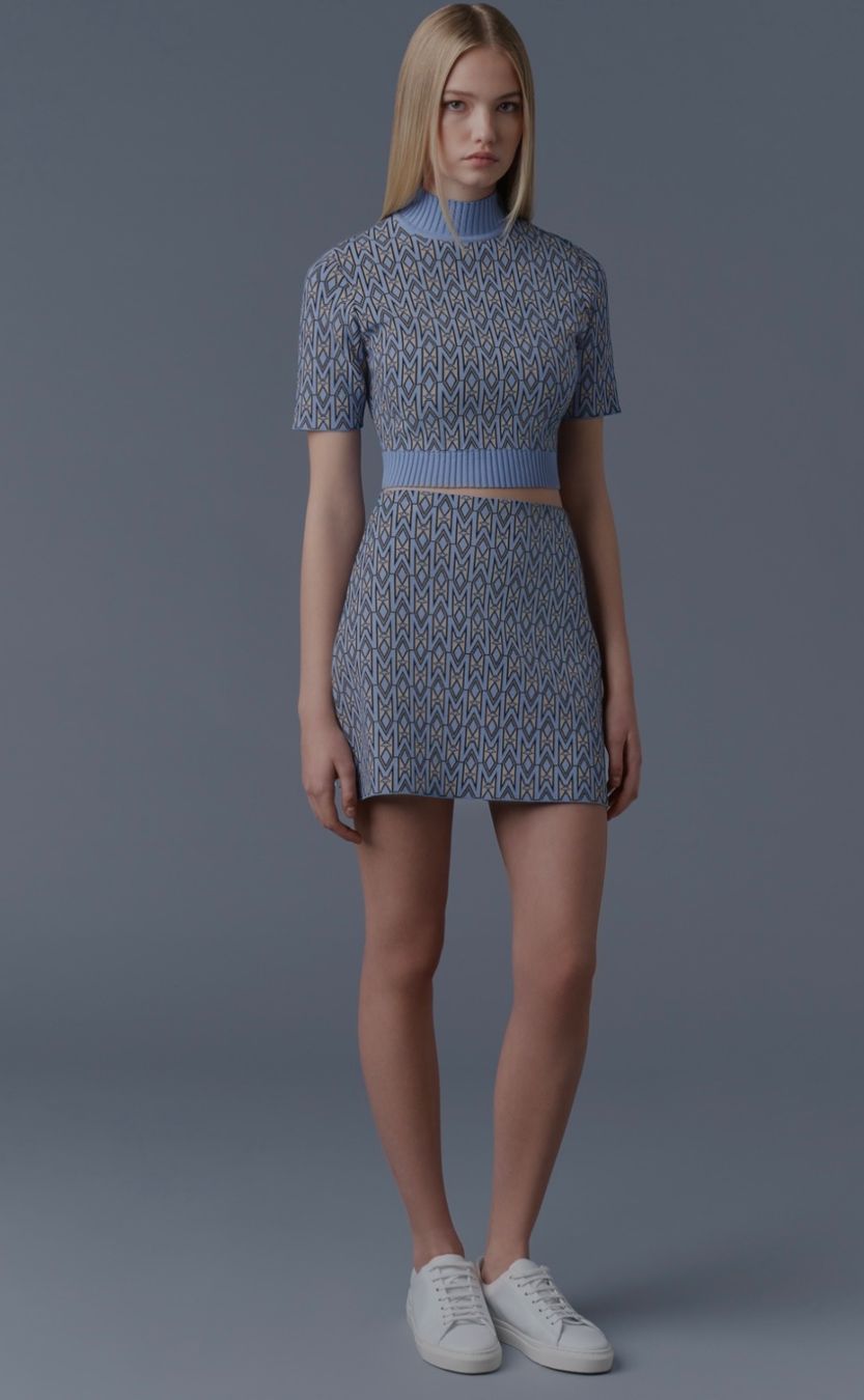 Gonne: Mackage Mini Skirt blue pattern size S good condition – Nuovo (secondo la descrizione) da Dully venduto da rev_l7jp 4
