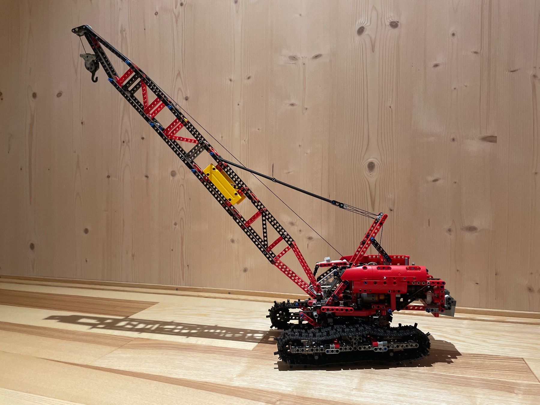 Lego Giocattoli: Lego Technic Raupenkran rot Modell gebraucht – Usato da Raperswilen venduto da Jerome8577 2