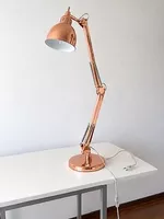 Moderne Schreibtischlampe in Kupfer  verstellbar